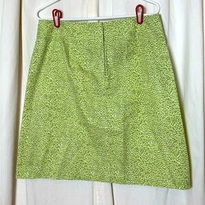 Talbots Women's Sz 12 Mini/Midi A-Line Zip Front Skirt